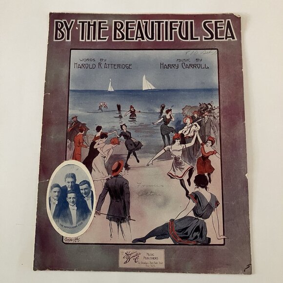 1910s Vintage Sheet Music All Alone - He May Be Old, But He’s Got Young Ideas - Picture 4 of 16